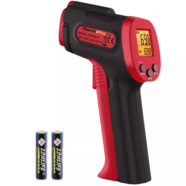 Non-Contact IR Laser Infrared Digital Temperature Thermometer Gun LCD Pyrometers