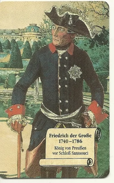 RARE / CARTE TELEPHONIQUE - FRIEDRICH DER GROßE ROI EMPEREUR GERMAN / PHONECARD