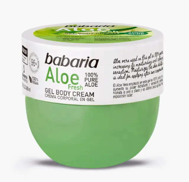 Babaria Aloe Vera fresh bodygel Feuchtigkeitsgel Körpercreme 400ml Original