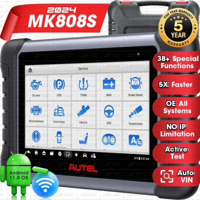 Autel MaxiCOM MK808S MX808S PRO Car Full System Diagnostic Scanner Bidirectional