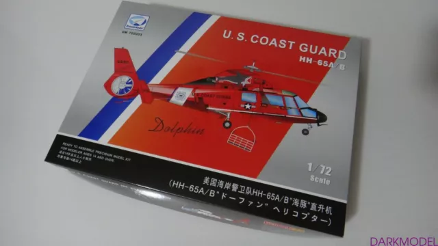 DREAMMODEL DM720003 1/72 U.S.COAST GUARD HH-65A/B Dolphin Helicopter Model kit