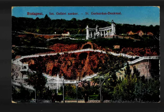 Ak Ungarn Budapest Gergardus Denkmal - nicht gelaufen um 1938
