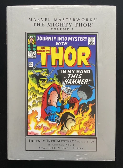 Marvel Masterworks: Mighty Thor Vol 3 Hc #111-120💥 Factory Sealed 💥