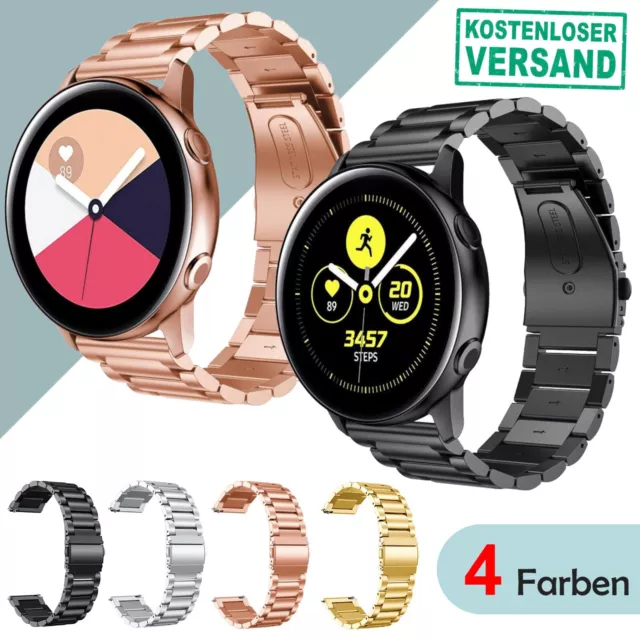 Premium Edelstahl Armband für Samsung Galaxy Watch 4 40 42 44 46 Active 2 Gear S