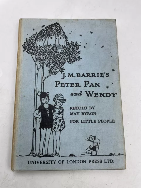 J.M.BARRIES PETER PAN AND WENDY RETOLD BOOK 1955 *acceptable*