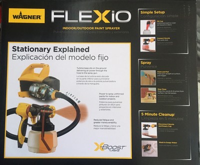 Wagner Flexio 4000 Stationary HVLP Paint Sprayer - Yellow NIB