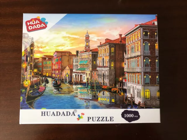Huadada Grand Canal Of Venice Jigsaw Puzzle - 1000 piece **NEW**