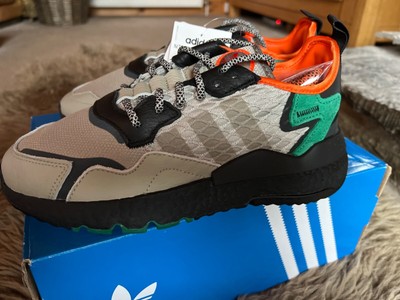 adidas NITE JOGGER bleu/orange Royaume-Uni taille 9 