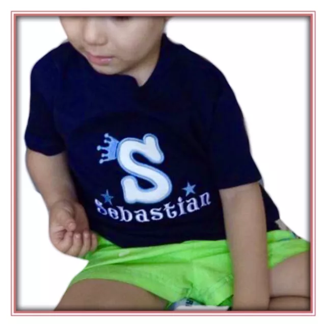 T-shirt personalizzata bambino/bambini/bambino/bambini corona bambino abito regalo di compleanno