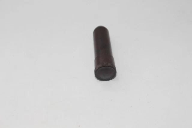 altes kleines Vintage Tabletten Döschenaus BAKELIT , Patronenform Zäpchenform 2