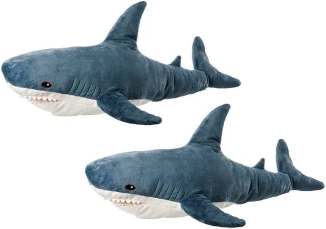 2pcs Original IKEA BLÅHAJ soft toy Large Baby SHARKS 100 cm/ 39 1/4 " Pillow