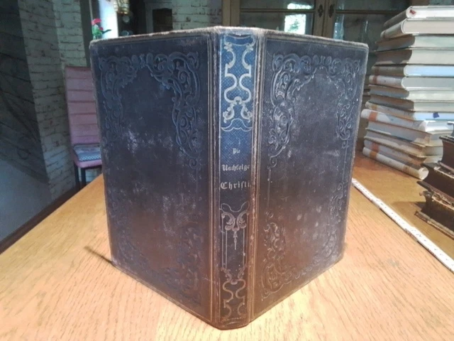 Antikes Buch Von 1837 Dei Nachfolge Christi