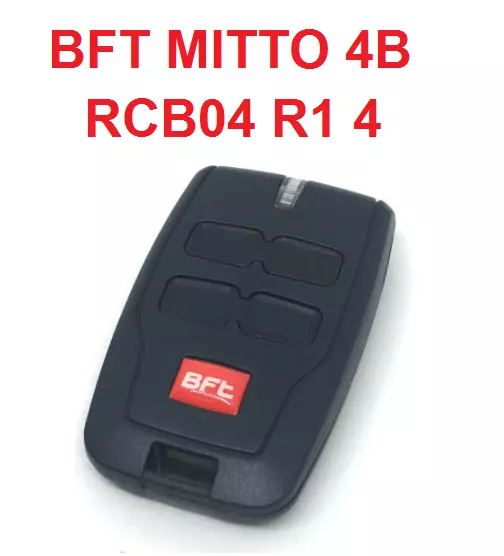 BFT Mitto 4 B RCB04 Button 433 MHz Remote Control Transmitter Garage Gate Opener