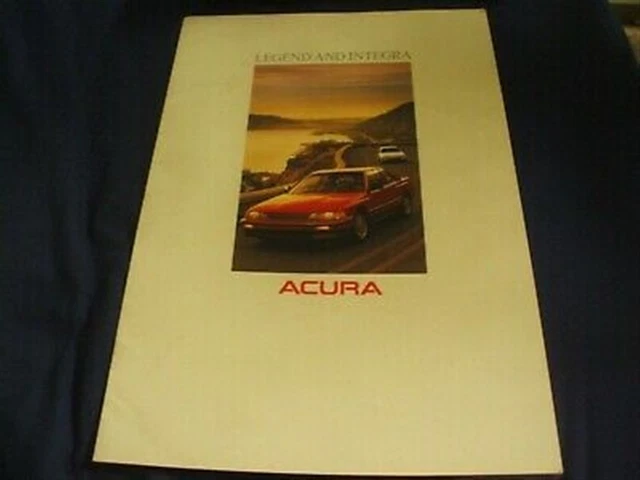 1989 ACURA LEGEND & INTEGRA Car Brochure Catalog