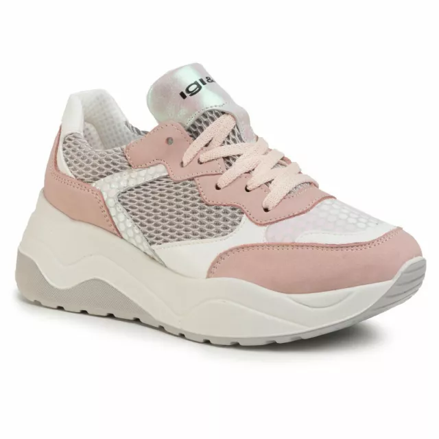 SCARPE SNEAKERS DONNA Igieco Igi E Co 5168033 Pelle Cipria