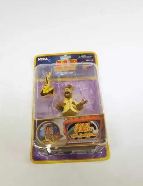 Neca Alf Gordon Shumway  4” Collectible Figure with Saxaphone New Sealed Rough