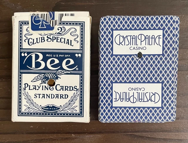 Vintage Crystal Palace Casino Playing Cards Bee 2001