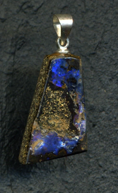 N°291-Pendentif d'Opale Boulder d'Australie (Queensland ) de 11,15 ct