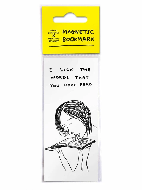 David Shrigley Gifts Funny Hilarious Magnetic Bookmark Novelty Cheap Present