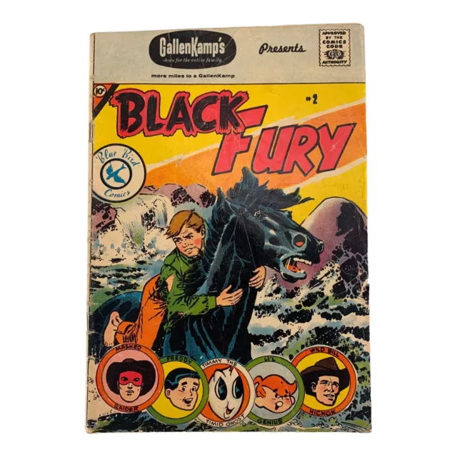 Black Fury #2 (1959) Comic Book Blue Bird Charlton Comics