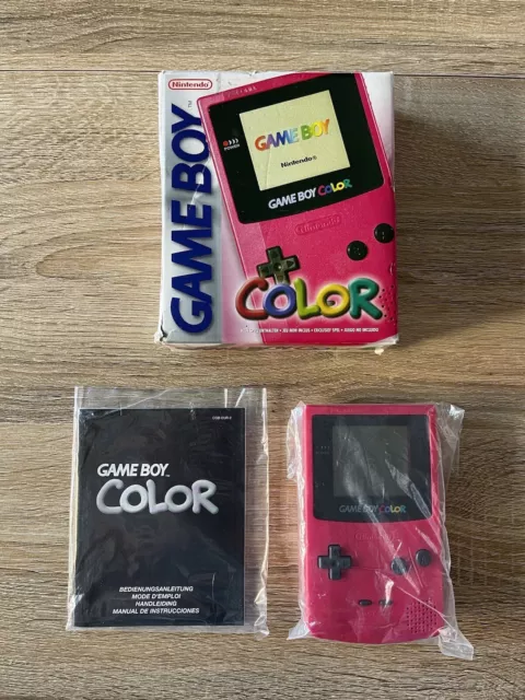 Console de jeu Game Boy Color NINTENDO rose fuchsia boite complète