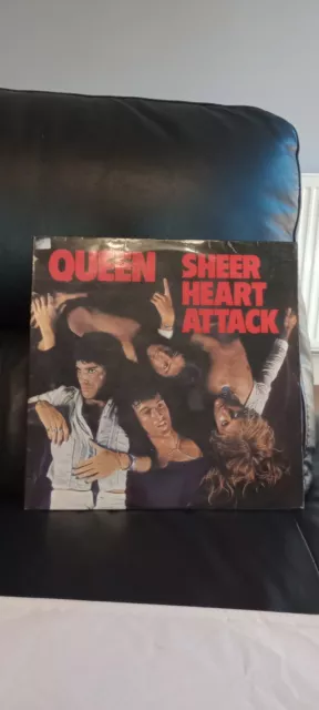 QUEEN : Sheer Heart Attack : uk emi Vinyl LP 1974