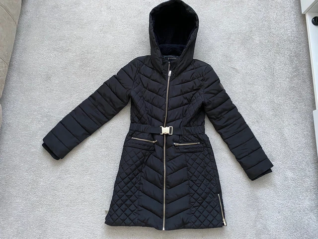 Girls childs Age 11-12 years Black River Island Coat jacket