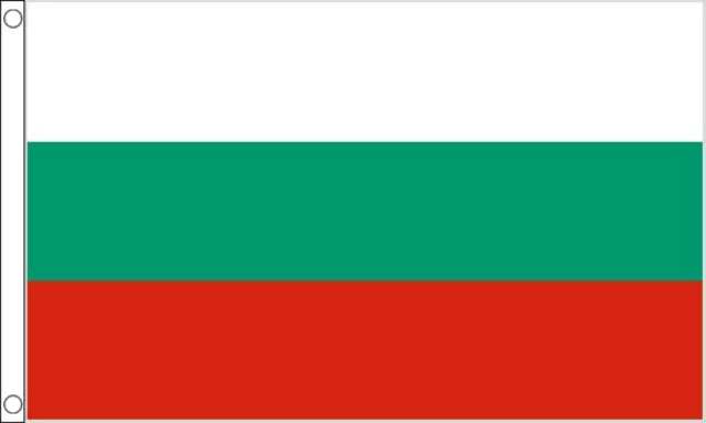 3ft x 2ft (90cm x 60cm) Bulgaria Bulgarian National Polyester Banner Flag