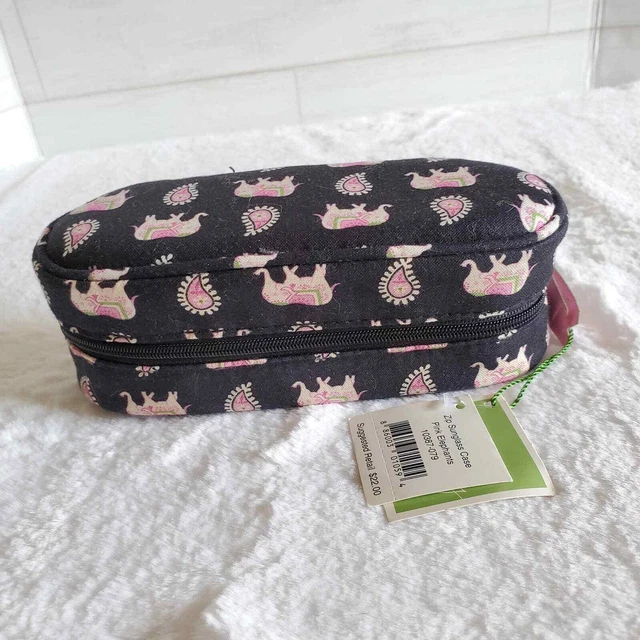 Vera Bradley Sunglass Case in Pink Elephants