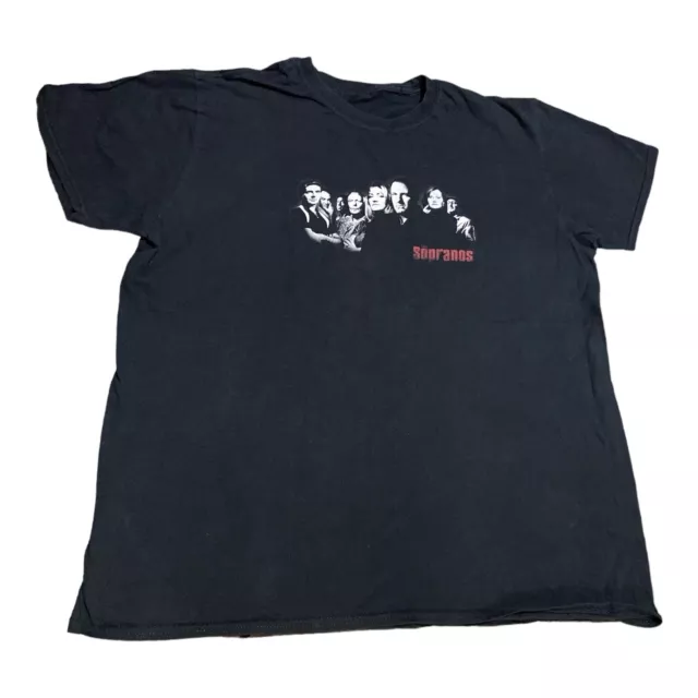 Vintage Men’s 2000 Sopranos Movie TV Black Promo T Shirt Mens Size XL