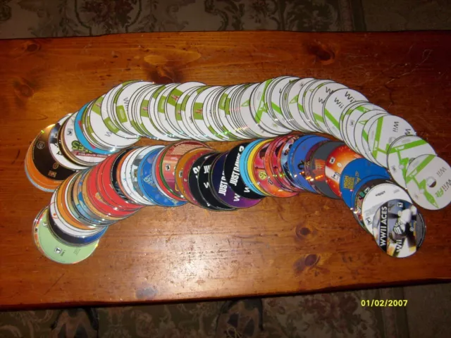 Lot Of Over 160 Nintendo Wii Video Games...as Is Lot # 10