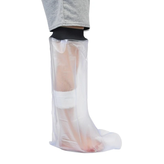 Cubierta de ducha fundida para adultos pie e inferior pierna protector de heridas fundidas S B6S4
