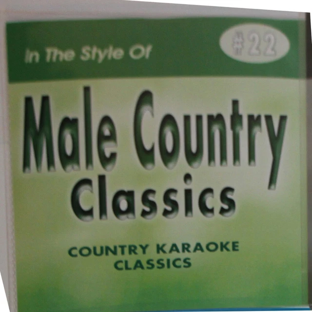 COUNTRY KARAOKE CLASSICS CD+G MALE VOL22 NEW In vinyl w/Print 12.99