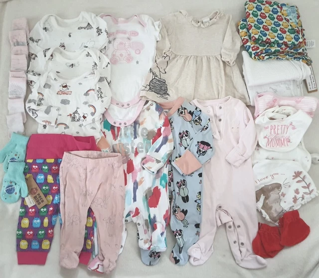 Pacchetto vestiti per bambine 3-6 mesi primavera estate