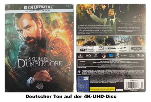 Phantastische Tierwesen Dumbledores Geheimnisse [4K Ultra HD] Steelbook