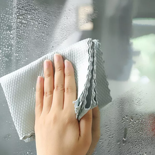 10X NanoScale Cleaning Cloths Streak-Free Miracle Kitchen Rag Reusable Dishcloth 12