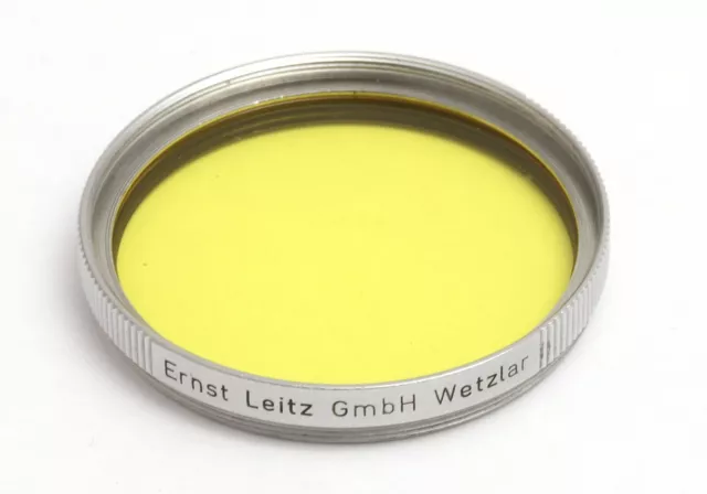 Leica Leitz Wetzlar Gelb-Filter 1 Filtergewinde E39 "Gravur schwarze 1"