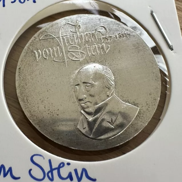 DDR 20 Mark Münze Freiherr von und zum Stein 1981, 500er Silber, Gedenkmünze