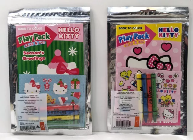 Bendon Play Pack Grab & Go ❤️ Coloring Book Crayons Stickers ❤️ Buy THREE &  SAVE