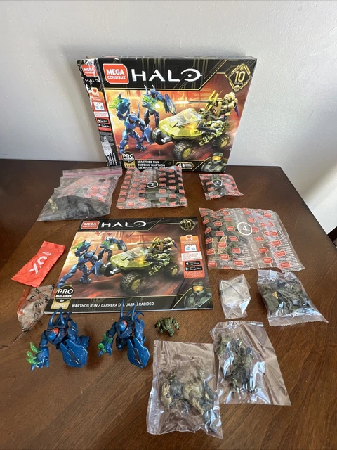MEGA CONSTRUX HALO Warthog Run Construction Set - GFT55! Complete? Some