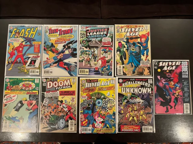 DC Comics Silver Age Tales, Here It Is…9 Issue Lot Flash Batman Etc NM