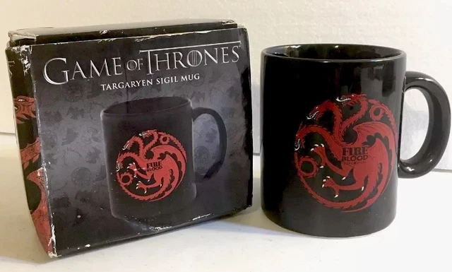 GAME OF THRONES Targaryen Sigil Mug 2016 HBO Dark Horse Deluxe $10.95
