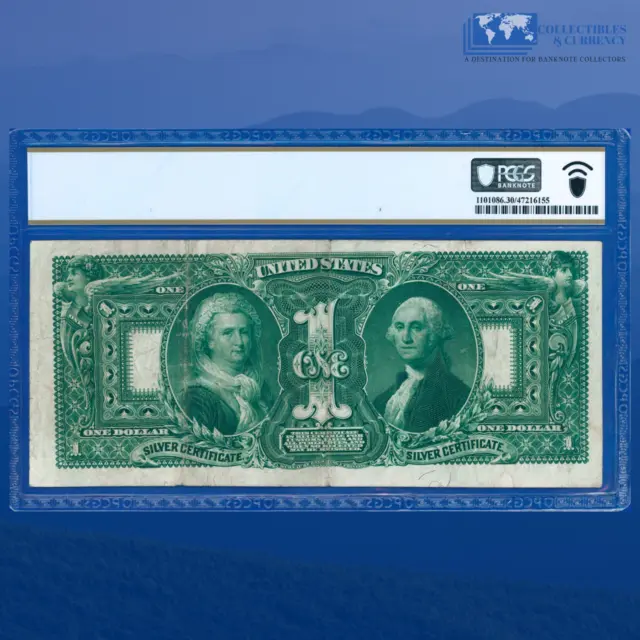 Fr.224 1896 $1 One Dollar Silver Certificate "EDUCATIONAL NOTE" , PCGS 30 #49740 2
