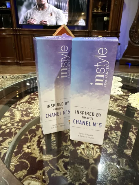 2 bottle InStyle Fragrances Inspired 3.4 oz