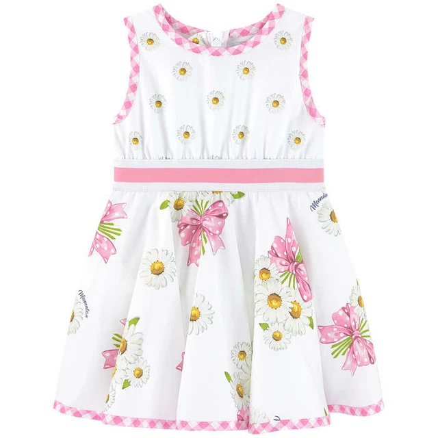 Monnalisa Abito Vestito  Bambina Primavera Estate   9 Mesi Sconto 50%