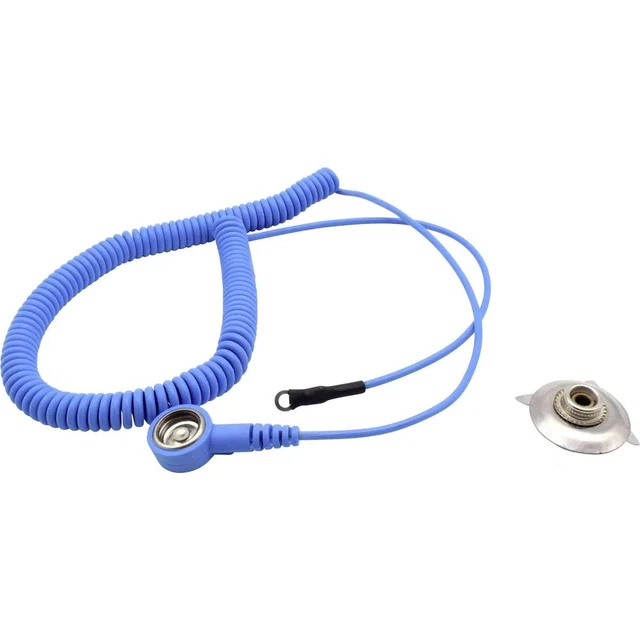 Bracelet Antistatique De Décharge à La Terre - Parfait Pour Le Travail En électronique Et La Protection Contre L'électricité Statique