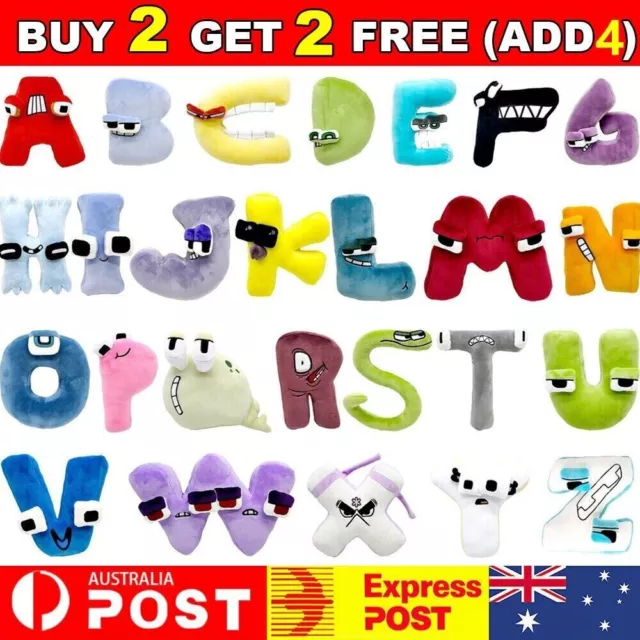 ALPHABET LORE NUMBER Zero One Plush Doll Baby Toy Xmas Gift Educational  Home $13.04 - PicClick AU