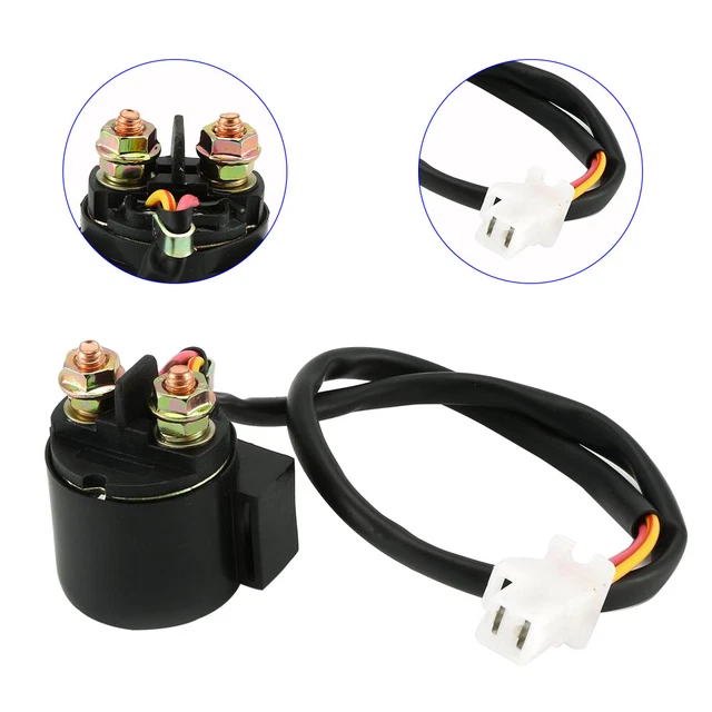 STARTER RELAY SOLENOID Quad ATV Motorbike Universal 12V Pit Dirt Bike ...