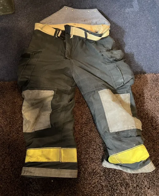 44 x 28 Cairns Firefighter Pants no Suspenders Bunker Turnout Fire Gear