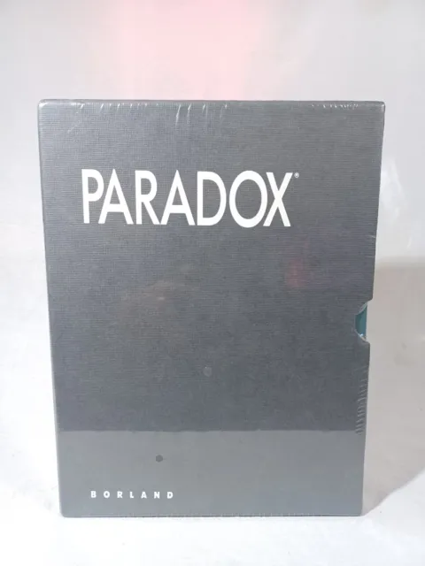 Vintage Borland PARADOX 3.5 Database Boxed Set Manuals Floppy Disks Sealed 1990